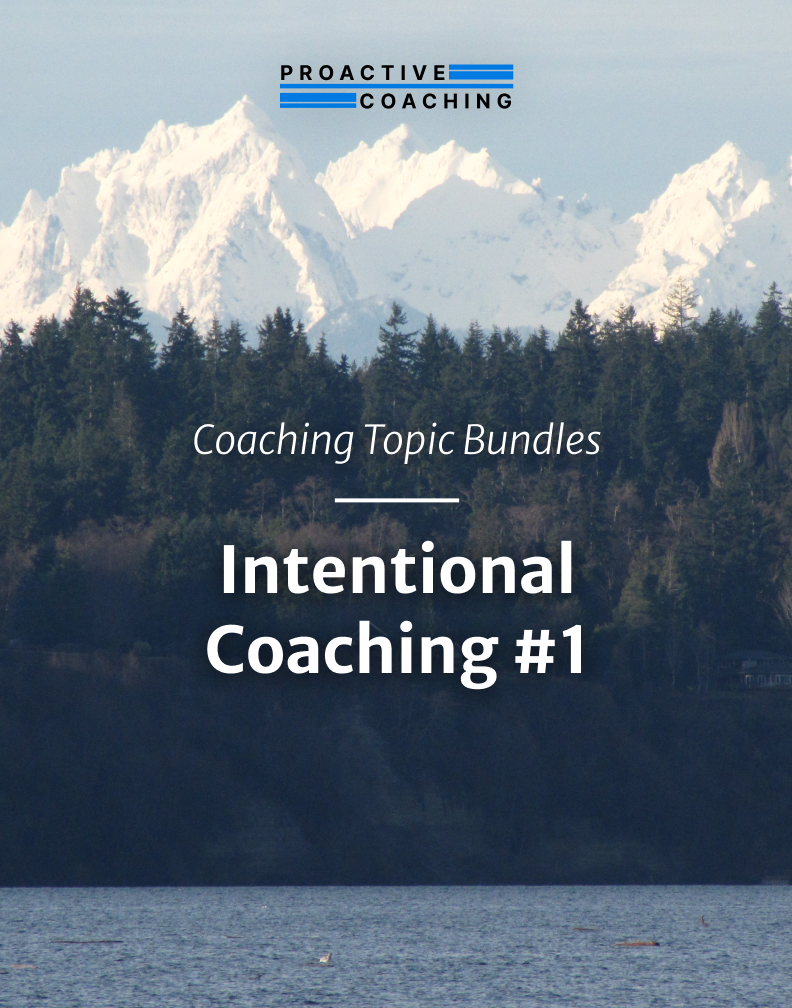 Intentional Coaching Bundle #1
