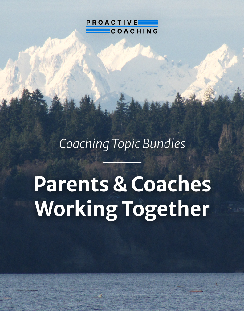 Parents and Coaches Working Together