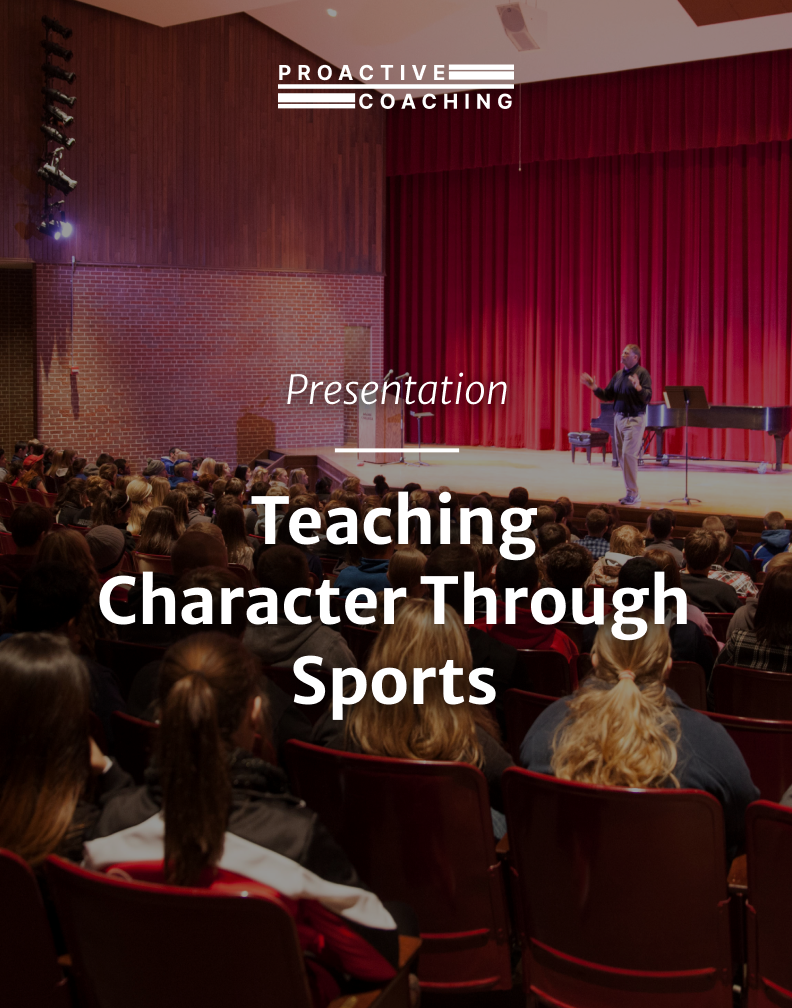 How to Teach Character Through Sport - 7 Day Video Rental