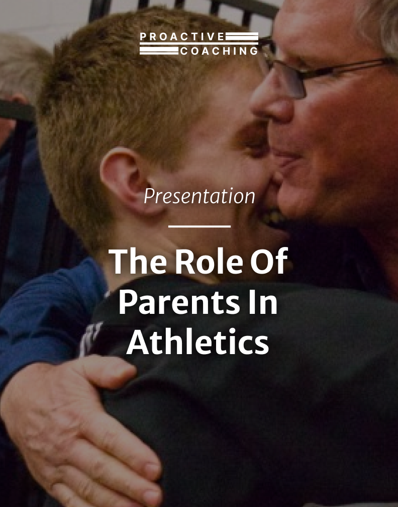 The Role of Parents in Athletics - 7 Day Video Rental