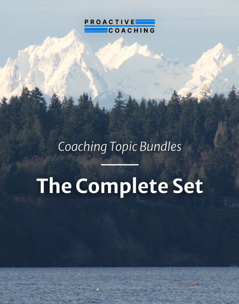 The Complete Set: Coaching Topic Bundles