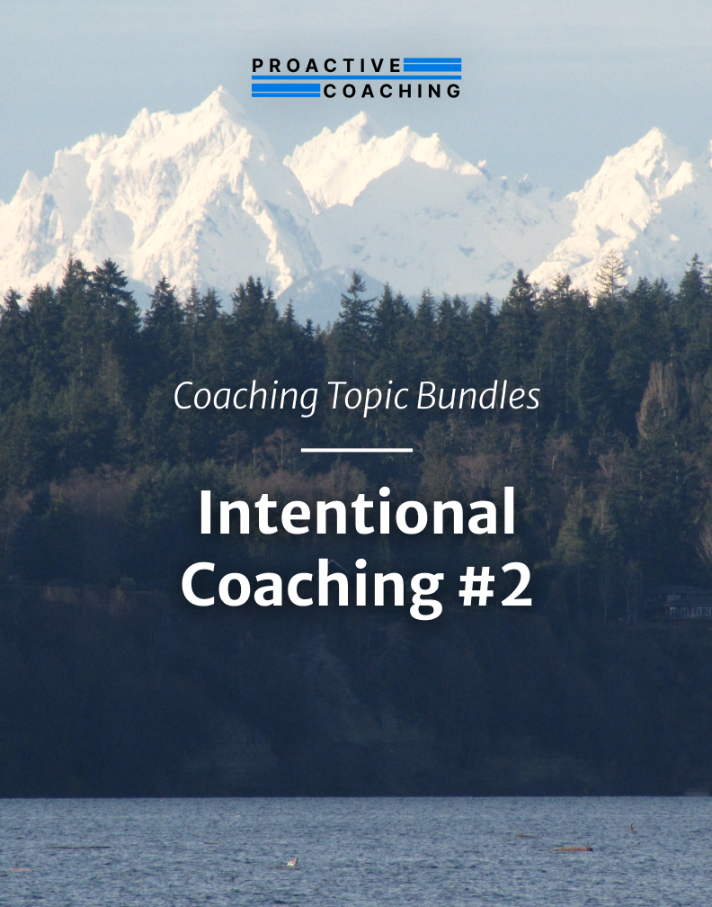 Intentional Coaching Bundle #2